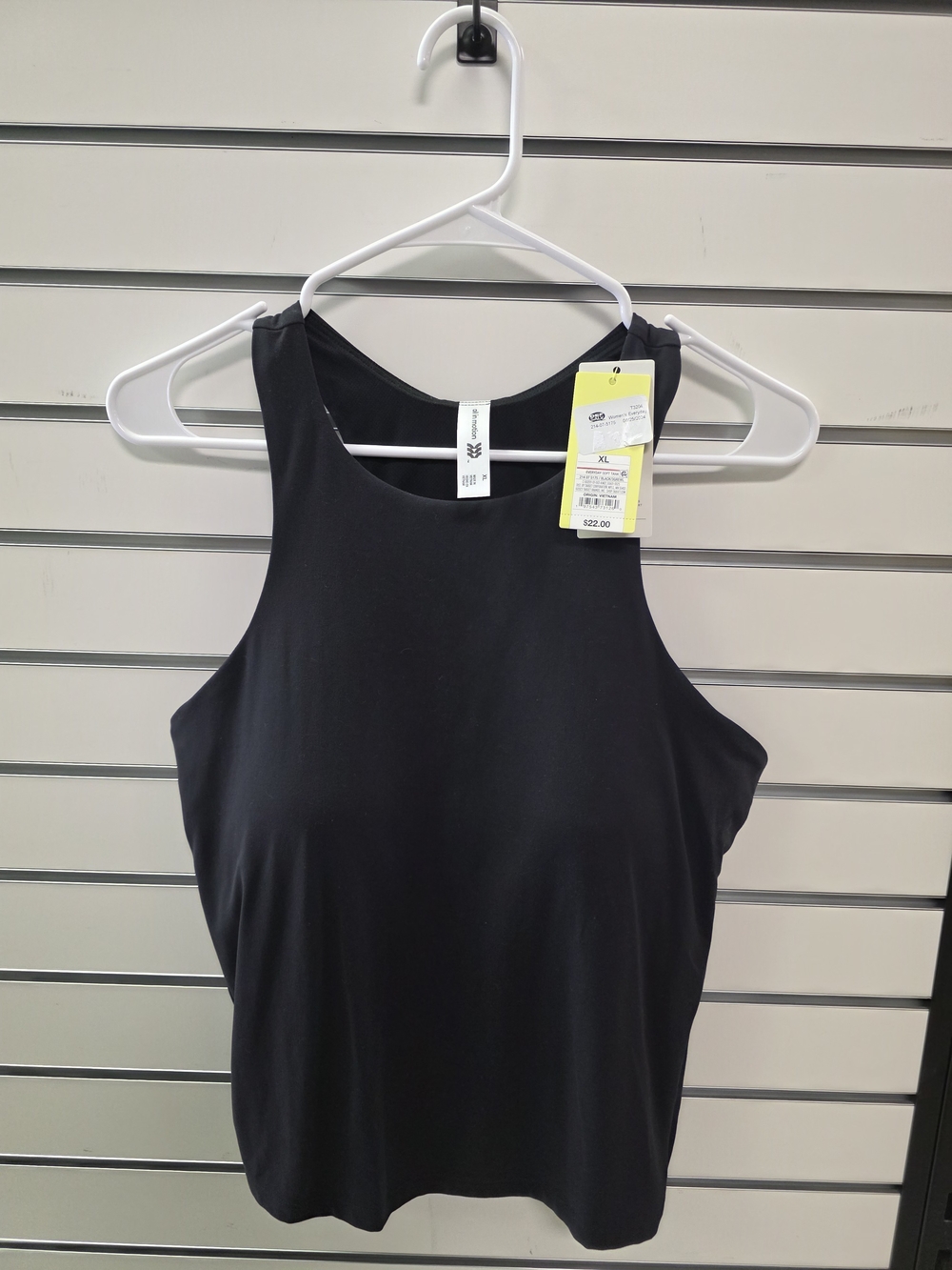XL all in motion Black Racerback Performance Tank